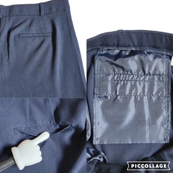 Coldwater Creek blue Willow Wide Leg Trouser Dress pants sz 14 MISSES - Picture 8 of 12